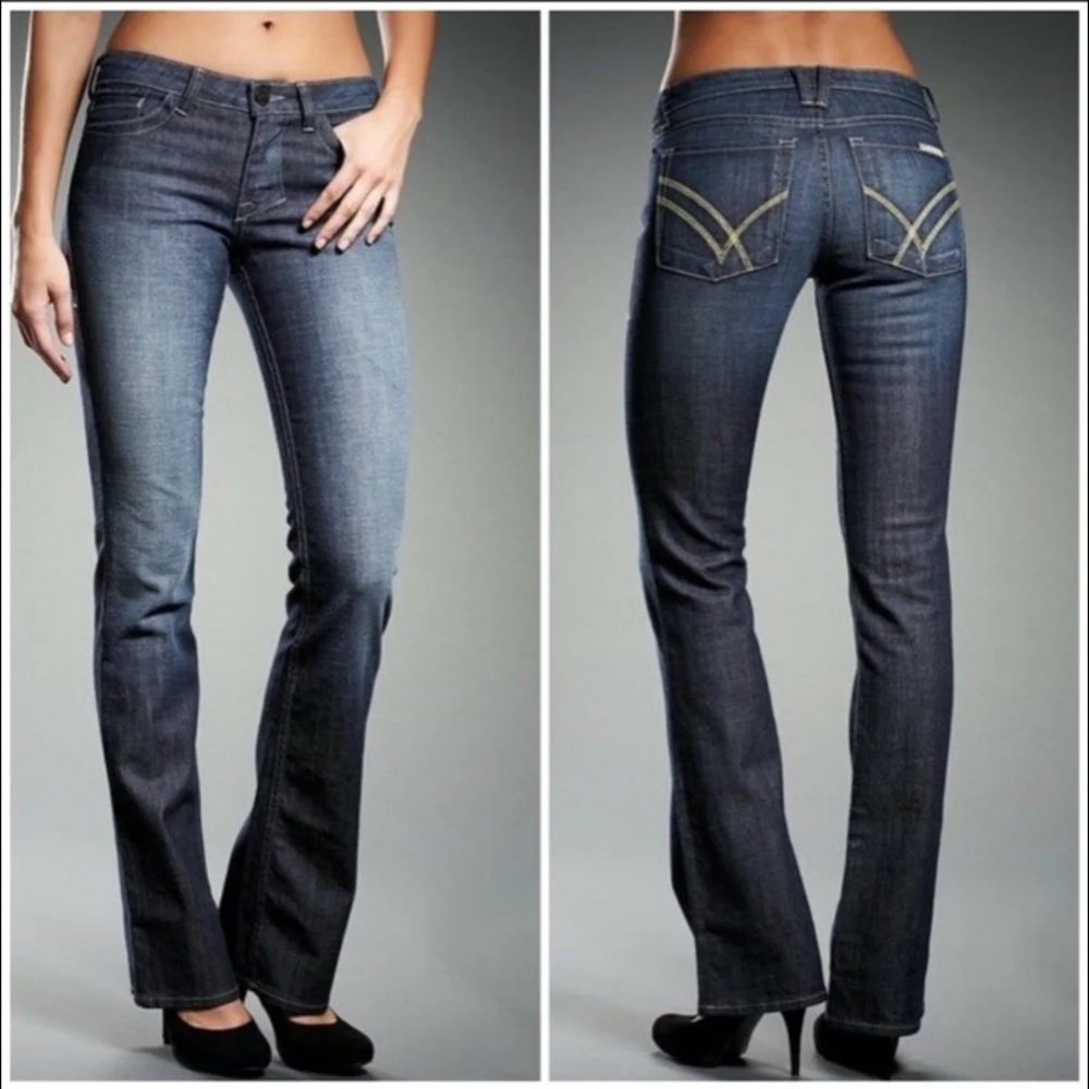 William Rast Stella Straight Bootcut Jeans